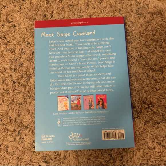 AMERICAN GIRL Saige 1 book - Picture 2 of 6